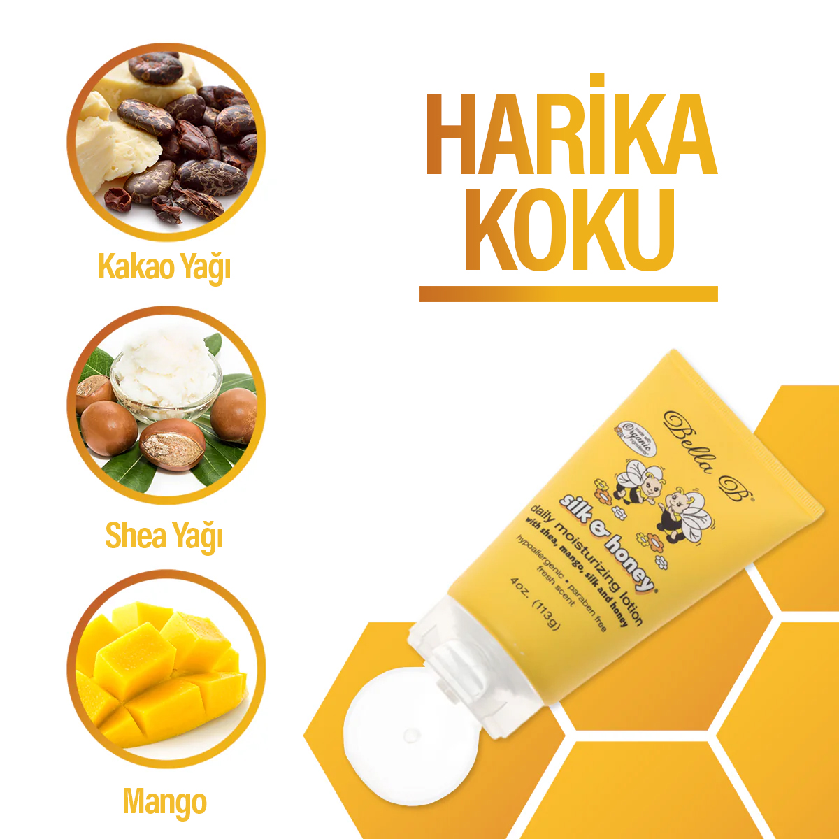 Silk & Honey – Anne ve Bebek İçin Doğal Nemlendirici Losyon