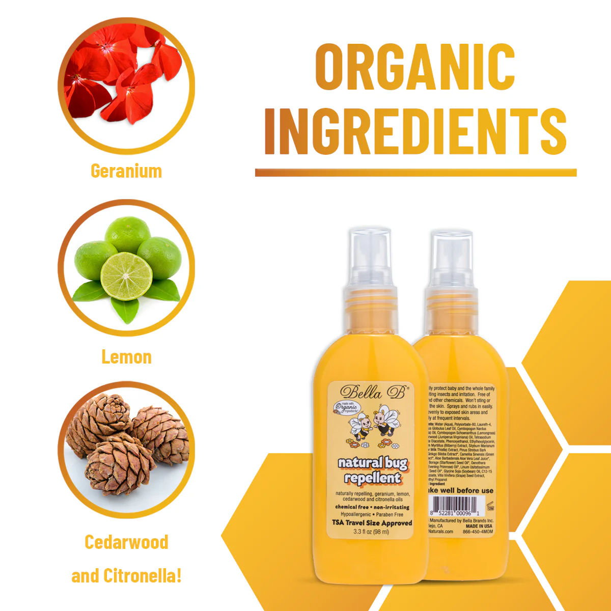 Bella B Doğal Böcek Kovucu Sprey – Bebeğiniz ve Aileniz İçin Güvenli Koruma!