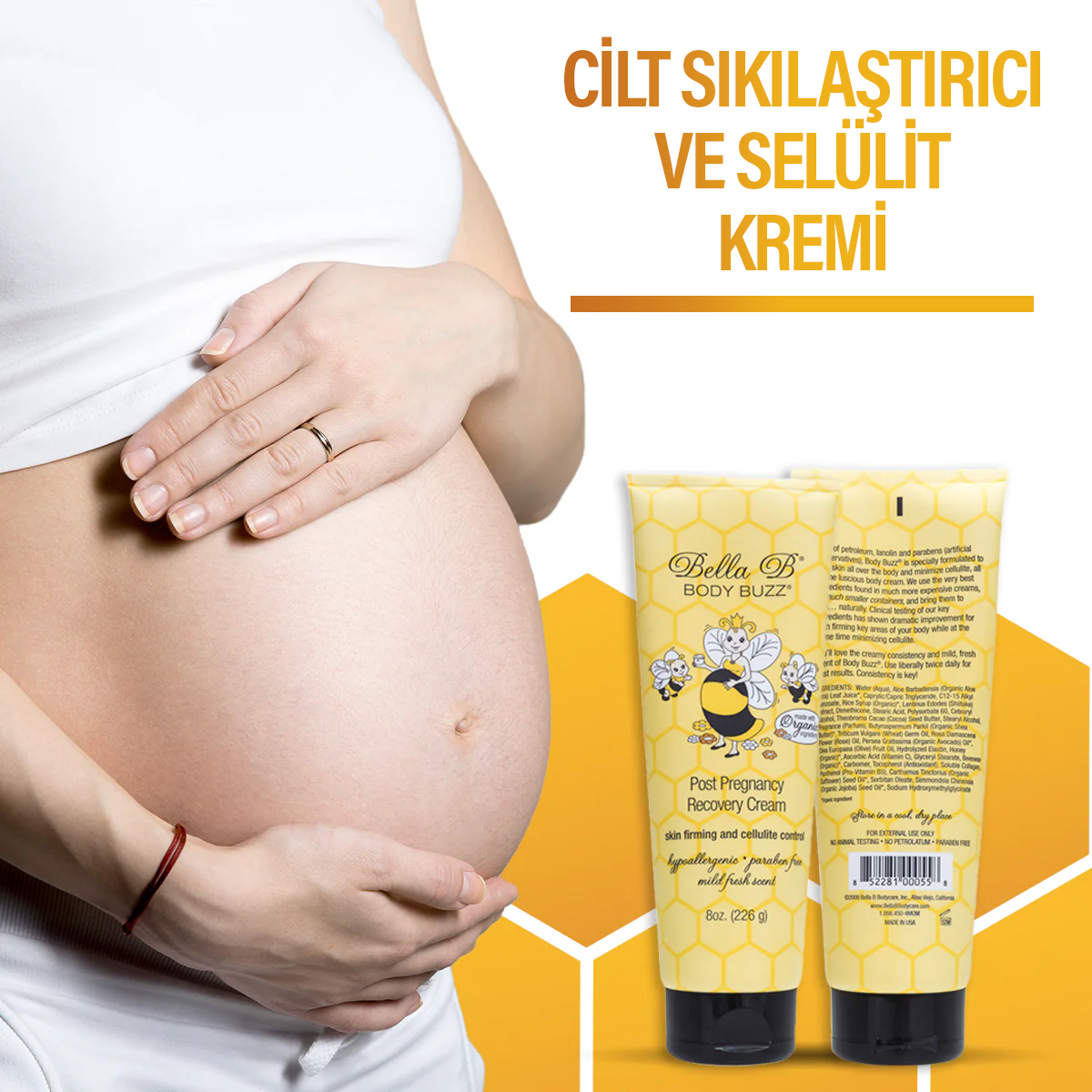 Body Buzz – Sıkılaştırıcı Selülit Karşıtı Doğal Vücut Kremi